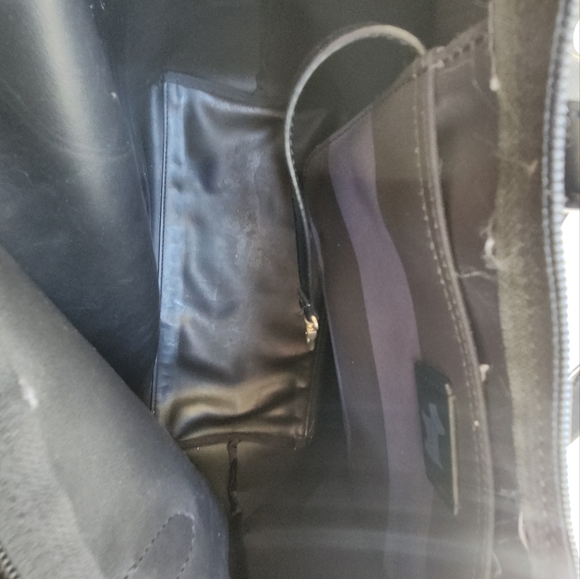 Radley Blue‎ Striped Material Tote Bag Handbag - Picture 7 of 9